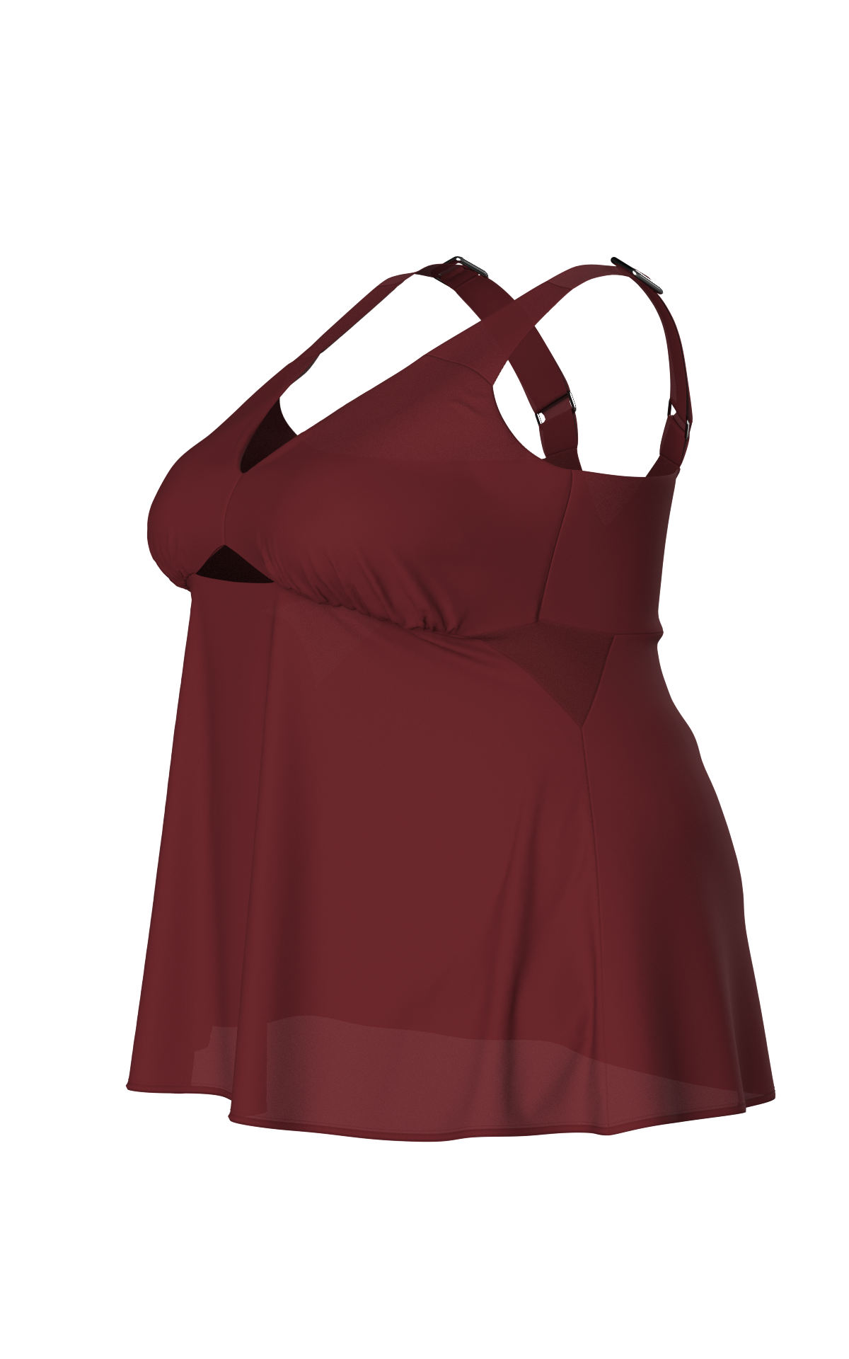 Sonia Mesh Insert Swimdress