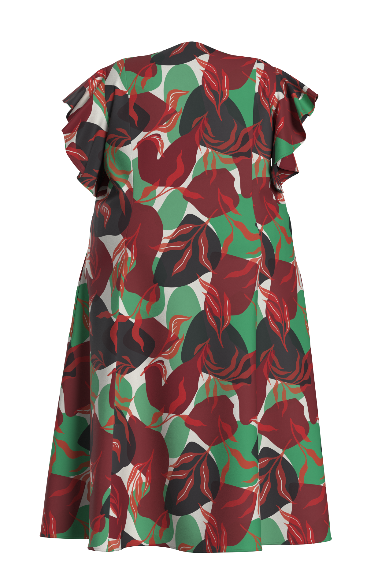 Maeve Ruffle Sleeve Cover Up