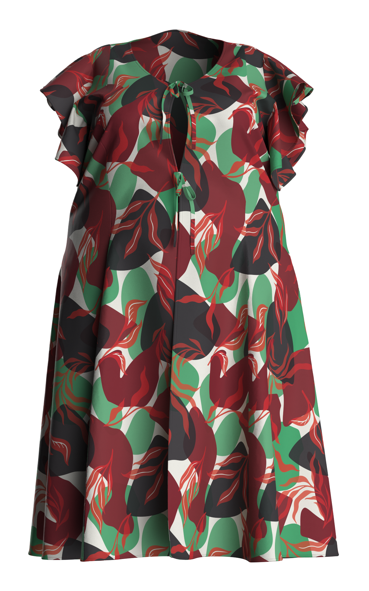 Maeve Ruffle Sleeve Cover Up