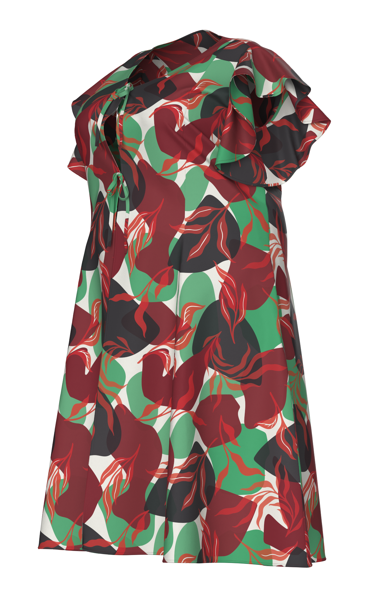 Maeve Ruffle Sleeve Cover Up