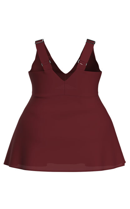 Sonia Mesh Insert Swimdress