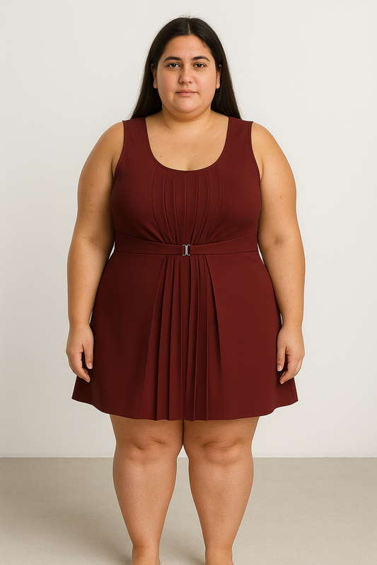 Margot Belted Swimdress