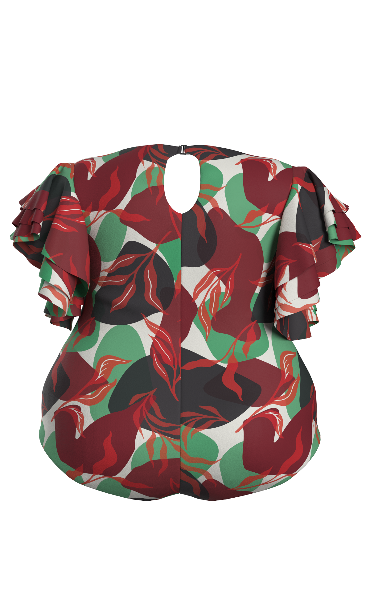 Devon One-Piece Ruffle Sleeve