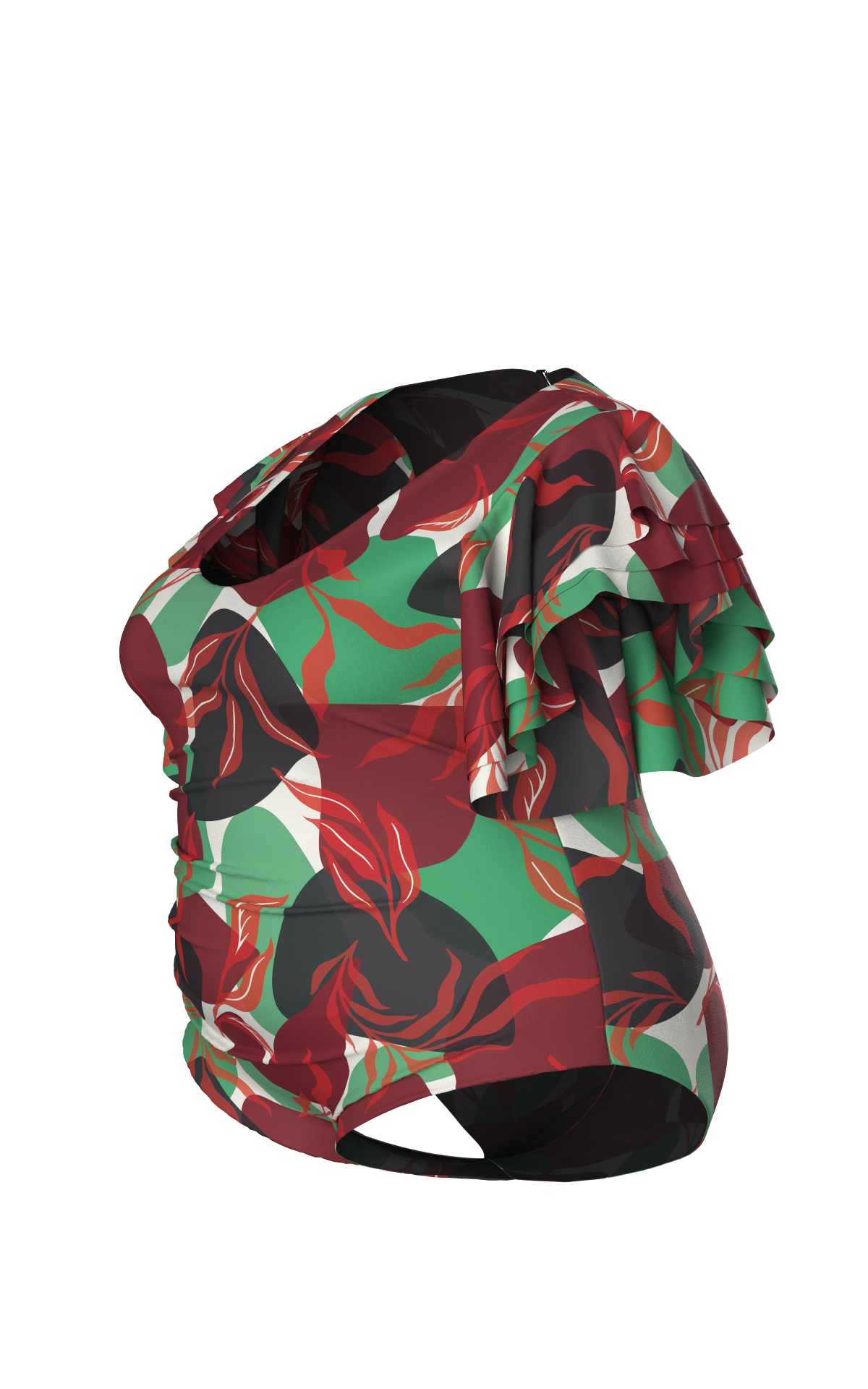 Devon One-Piece Ruffle Sleeve