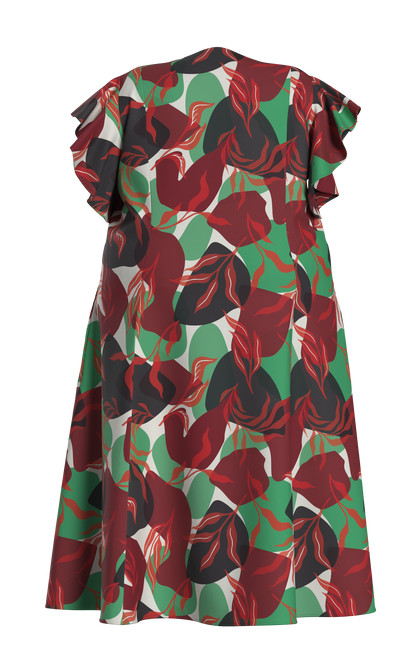 Maeve Ruffle Sleeve Cover Up