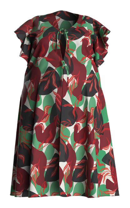 Maeve Ruffle Sleeve Cover Up