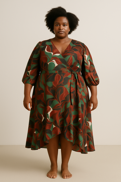Betsy Ruffled Edge Wrap Cover Up