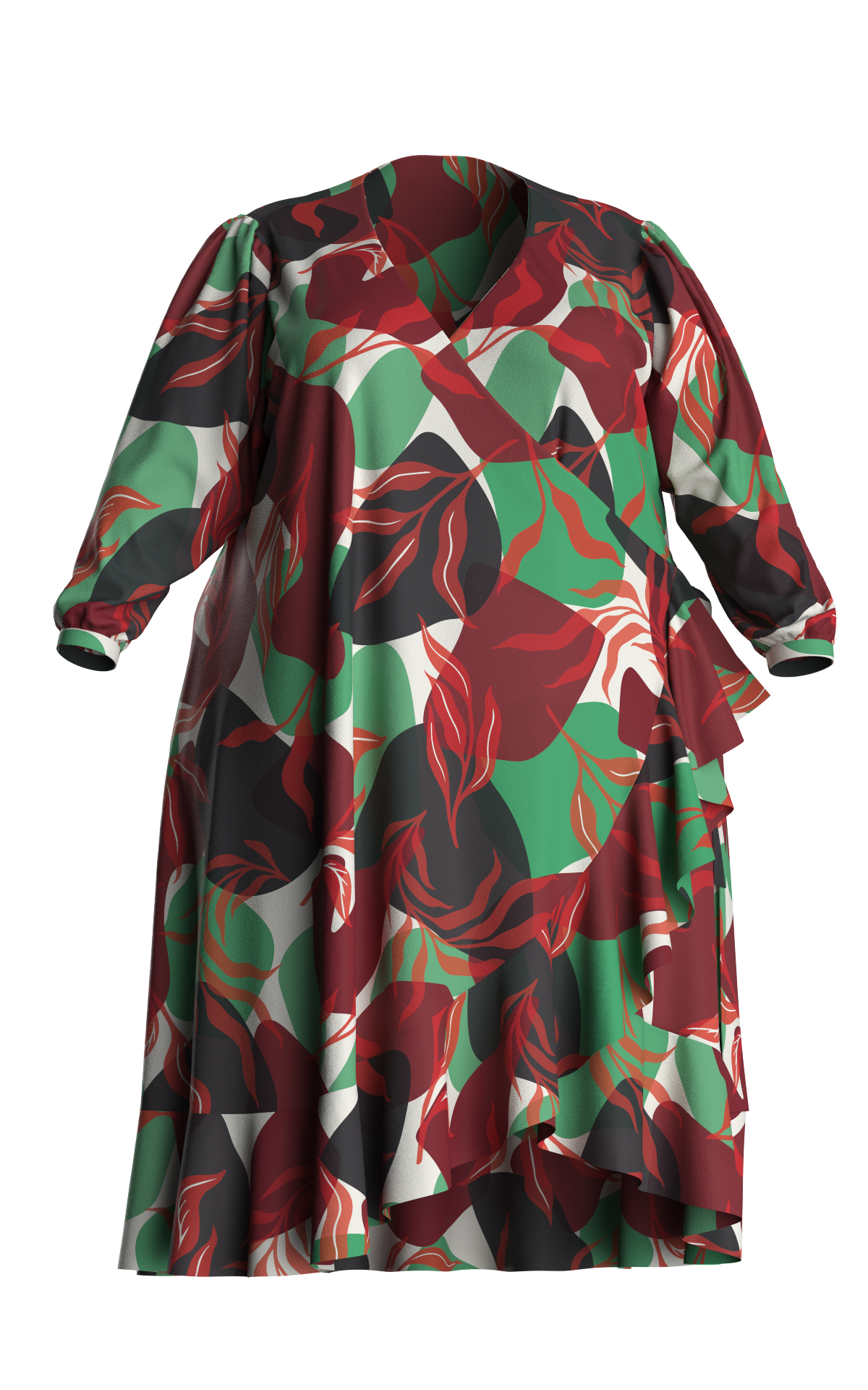 Betsy Ruffled Edge Wrap Cover Up