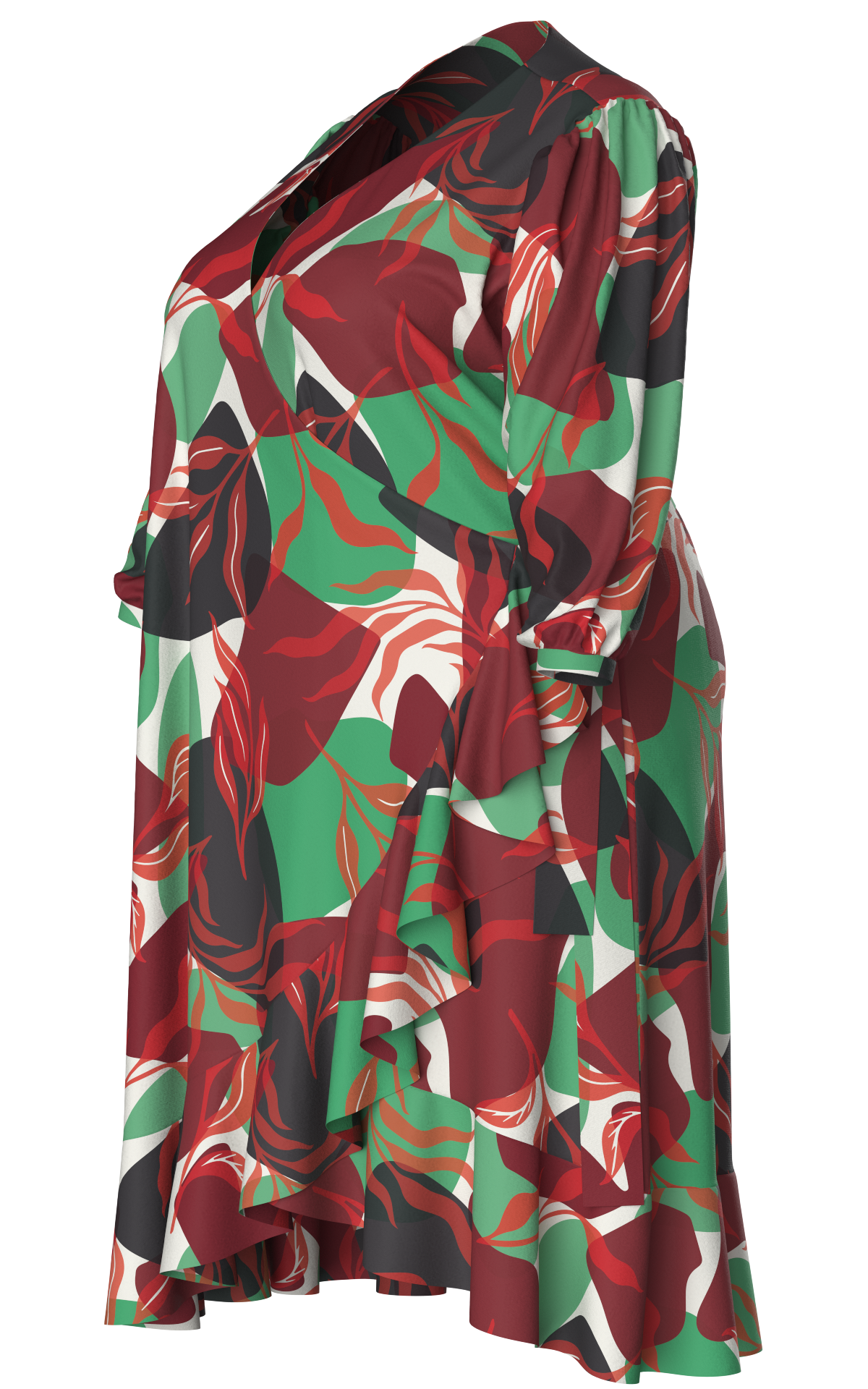 Betsy Ruffled Edge Wrap Cover Up