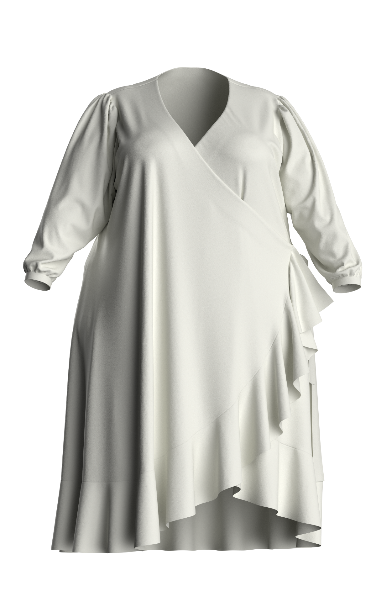 Betsy Ruffled Edge Wrap Cover Up