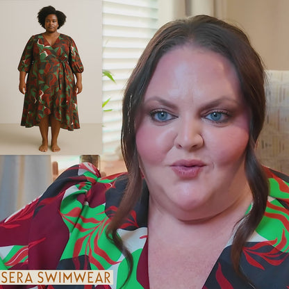 Betsy Ruffled Edge Wrap Cover Up